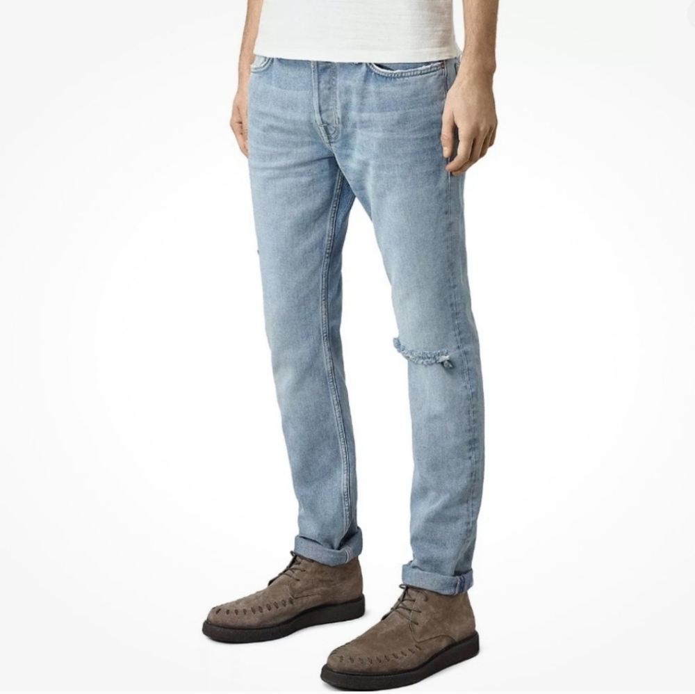 All Saints Men's Fellow Pistol Slim Jeans Size 28